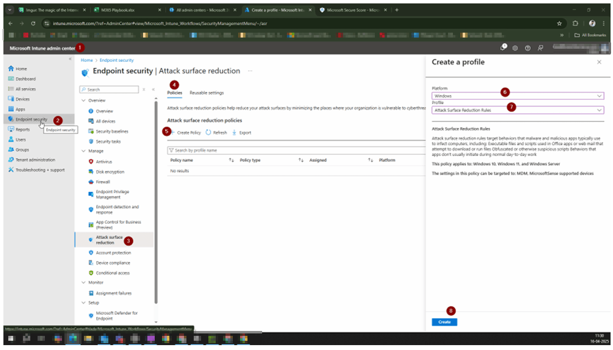 Log in to Microsoft Intune Admin Center