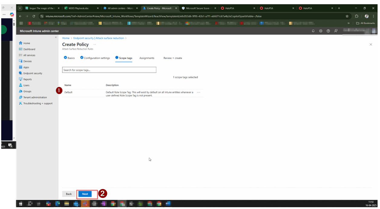 Configure Scope Tags and Assignments