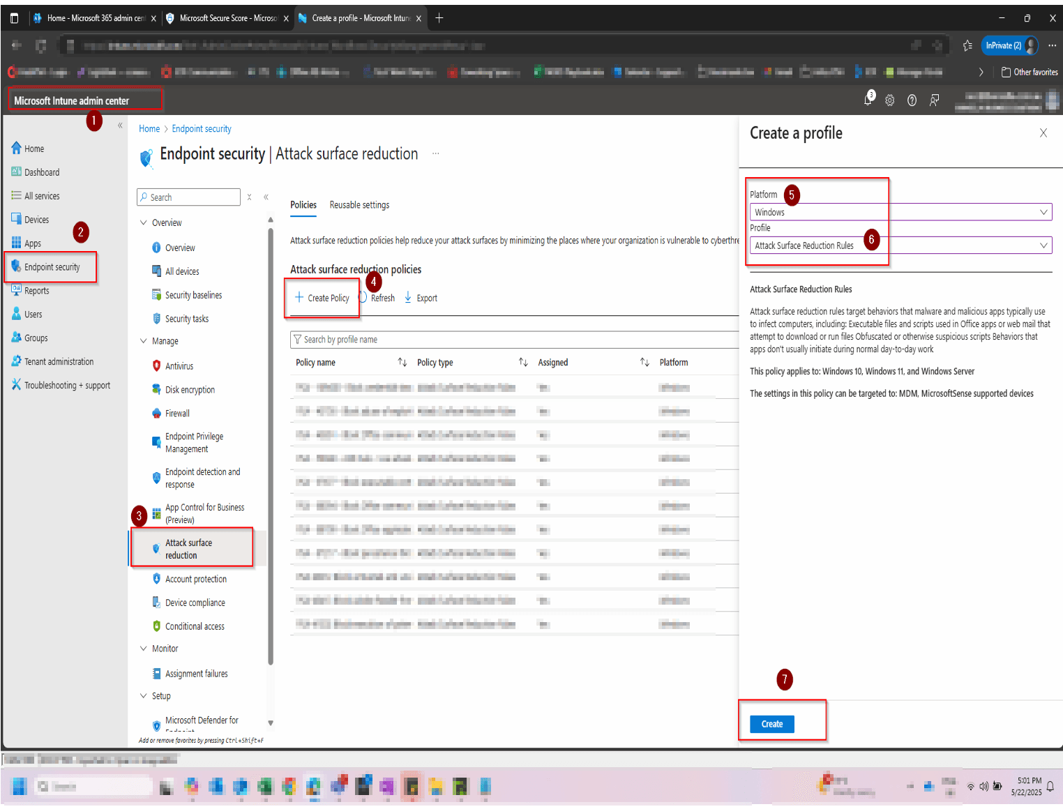 Open the Microsoft Intune portal